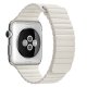 Apple MMAX2ZM/A accessorio indossabile intelligente Band Bianco Pelle 2