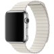 Apple MMAX2ZM/A accessorio indossabile intelligente Band Bianco Pelle 4