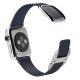 Apple MJ5D2ZM/A accessorio indossabile intelligente Band Blu Pelle 6