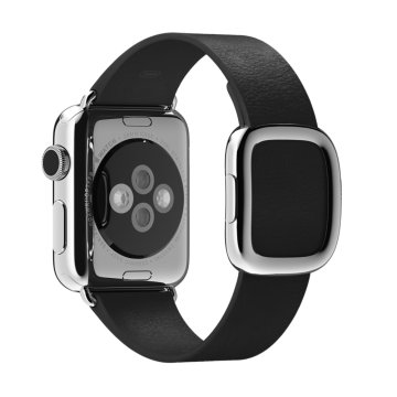 Apple MJY72ZM/A accessorio indossabile intelligente Band Nero Pelle