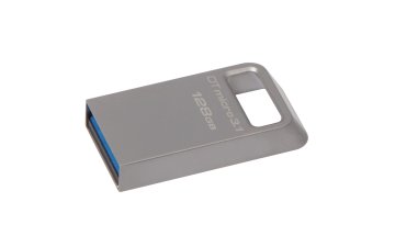 Kingston Technology DataTraveler Micro 3.1 128GB unità flash USB USB tipo A 3.2 Gen 1 (3.1 Gen 1) Metallico