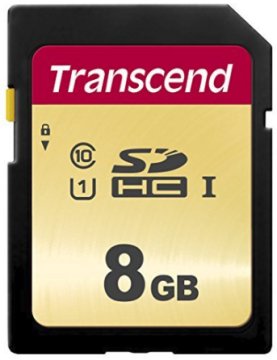 Transcend 8GB, UHS-I, SD SDHC MLC Classe 10