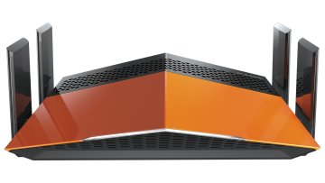 D-Link AC1900 EXO router wireless Gigabit Ethernet Dual-band (2.4 GHz/5 GHz) Nero, Arancione