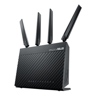 ASUS 4G-AC68U router wireless Gigabit Ethernet Dual-band (2.4 GHz/5 GHz) Nero