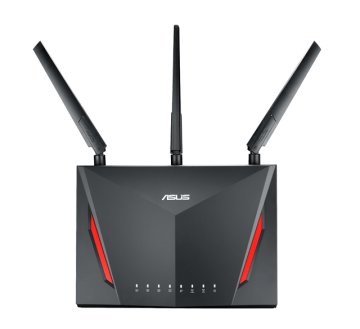 ASUS RT-AC86U router wireless Gigabit Ethernet Dual-band (2.4 GHz/5 GHz) Nero