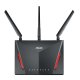 ASUS RT-AC86U router wireless Gigabit Ethernet Dual-band (2.4 GHz/5 GHz) Nero 2