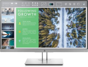 HP EliteDisplay E243 Monitor PC 60,5 cm (23.8") 1920 x 1080 Pixel Full HD LED Nero, Argento