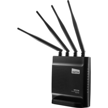 Inter-Tech WF2780 router wireless Gigabit Ethernet Dual-band (2.4 GHz/5 GHz) Nero