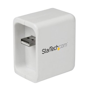 StarTech.com Router da viaggio N WiFi wireless portatile per iPad/tablet/laptop - Alimentato tramite USB con porta di ricarica