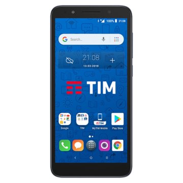 TIM Smart 2018 13,5 cm (5.3") Android 8.0 4G Micro-USB 1 GB 8 GB 2460 mAh Blu