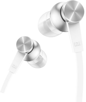 Xiaomi Mi In-Ear Headphones Basic Auricolare Cablato Musica e Chiamate Argento, Bianco