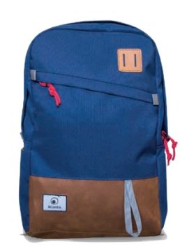 Atlantis Land P004-BP1340-B zaino Blu, Marrone Nylon