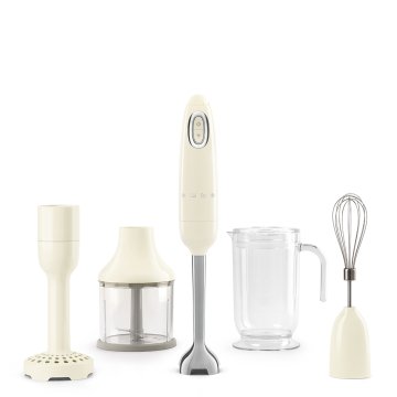 Smeg Frullatore Immersione con Accessori 50's Style – Panna LUCIDO – HBF02CREU