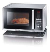 Severin MW 7867 forno a microonde Nero, Acciaio inox Microonde combinato 23 L 800 W