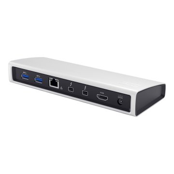 i-tec THUNDERDOCK2 replicatore di porte e docking station per laptop Cablato Thunderbolt 2 Nero, Bianco