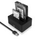 Ewent EW7014 docking station per unità di archiviazione USB 3.2 Gen 1 (3.1 Gen 1) Type-A Nero 2