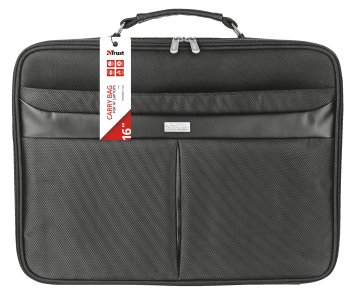 Trust Sydney CLS 40,6 cm (16") Borsa da corriere Nero