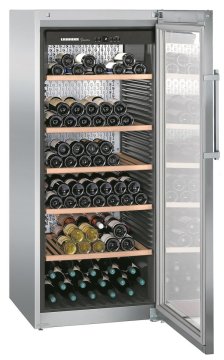 Liebherr WKes 4552 GrandCru Libera installazione Acciaio inox 201 bottiglia/bottiglie