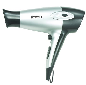 Howell HO.HP1831 asciuga capelli 1800 W Nero, Argento