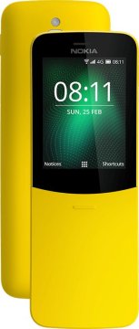 Nokia 8110 6,22 cm (2.45") Doppia SIM KaiOS 4G Micro-USB 0,5 GB 4 GB 1500 mAh Giallo