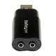 StarTech.com Scheda Audio Esterna Stereo USB 2.0 - Adattatore esterno scheda audio Stereo USB 2.0 a 3,5 mm Jack audio 4