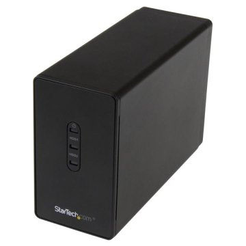 StarTech.com BOX Esterno a doppio alloggiamento Disco rigido da 2,5" - USB 3.0 a SATA III 6Gbps con RAID & UASP