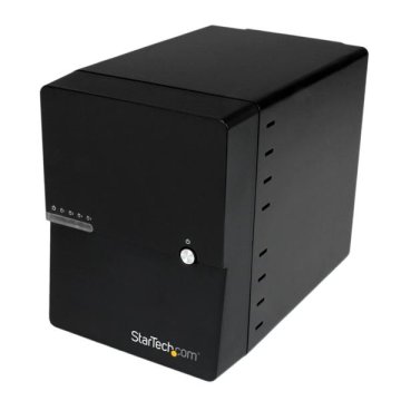 StarTech.com Box Case Esterno per 4 Hard Disk SATA III da 3,5" con interfacce eSATA e USB 3.0 con ventola - 6 Gbps e supporto UASP