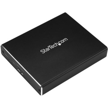 StarTech.com Box Esterno USB 3.1 (10Gbit/s) a 2 Slot - Enclosure M.2 NGFF SSD SATA - RAID