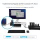 StarTech.com Dock Duplicatore Disco Rigido HDD USB 3.0 / eSATA a 6 Bay - HDD/ SSD 1:5 Cloner / Eraser 10
