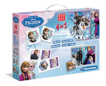 Clementoni Edukit 4in1 Frozen Puzzle 30 pz Cartoni