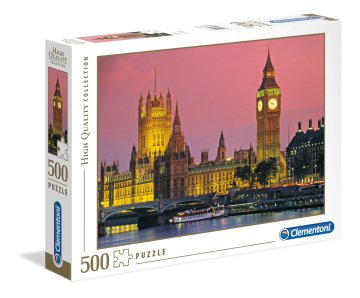 Clementoni London Puzzle di contorno 500 pz Mondo