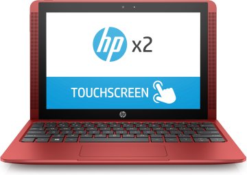 HP x2 10-P031NL Ibrido (2 in 1) 25,6 cm (10.1") Touch screen Intel Atom® x5-Z8350 4 GB DDR3L-SDRAM 128 GB eMMC Wi-Fi 5 (802.11ac) Windows 10 Home Rosso