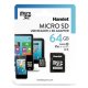 Hamlet XSD064-U3V30 memoria flash 64 GB MicroSD Classe 10 7