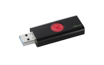 Kingston Technology DataTraveler 106 unità flash USB 32 GB USB tipo A 3.2 Gen 1 (3.1 Gen 1) Nero, Rosso