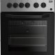 Beko CSS42014FS cucina A Elettrico Gas Nero, Argento 2