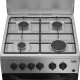 Beko CSS42014FS cucina A Elettrico Gas Nero, Argento 6