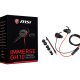 MSI Immerse GH10 Auricolare Cablato In-ear Giocare Nero, Rosso 5