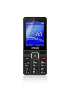 Brondi brio 6,1 cm (2.4") 69 g Nero, Titanio Telefono di livello base