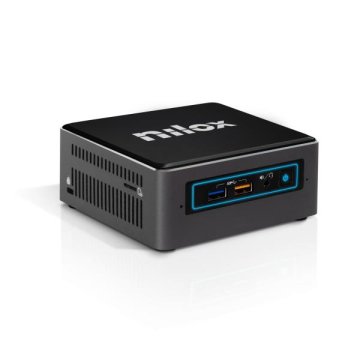 Nilox I3NXNUC4GB120 PC/stazione di lavoro Intel® Core™ i3 i3-7100U 4 GB DDR4-SDRAM 120 GB SSD Mini PC Nero