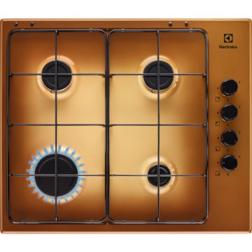 Electrolux PTL641V Rame Da incasso 60 cm Gas 4 Fornello(i)