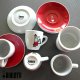 Bialetti Set 6 Tazzine L’Omino coi Baffi Rosso 4
