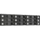 QNAP UX-1200U-RP array di dischi 0 TB Armadio (2U) Nero 3