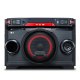 LG OK45 Mini impianto audio domestico 220 W Nero, Rosso 2