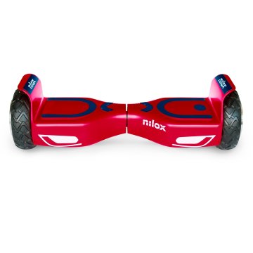 Nilox DOC 2 hoverboard Monopattino autobilanciante 10 km/h 4300 mAh Blu, Rosso