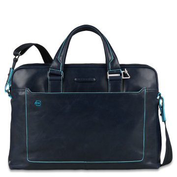 Piquadro CA3335B2/BLU2 borsa e tracolla Pelle, Poliestere Blu Borsa a tracolla