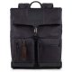 Piquadro CA4533BR/BLU zaino Nero/Blu Pelle, Nylon, Poliestere 2