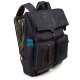 Piquadro CA4533BR/BLU zaino Nero/Blu Pelle, Nylon, Poliestere 4