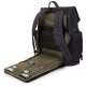 Piquadro CA4533BR/BLU zaino Nero/Blu Pelle, Nylon, Poliestere 5