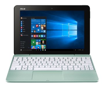 ASUS Transformer Book T101HA-GR060T Intel Atom® x5-Z8350 Ibrido (2 in 1) 25,6 cm (10.1") Touch screen WXGA 4 GB DDR3L-SDRAM 64 GB eMMC Wi-Fi 5 (802.11ac) Windows 10 Verde