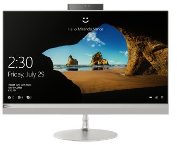 Lenovo IdeaCentre 520 Intel® Core™ i5 i5-8250U 60,5 cm (23.8") 1920 x 1080 Pixel PC All-in-one 8 GB DDR4-SDRAM 1 TB HDD Windows 10 Home Wi-Fi 5 (802.11ac) Argento